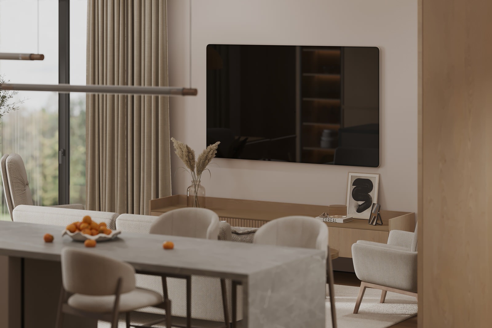 Интерьер дома в КП Урман