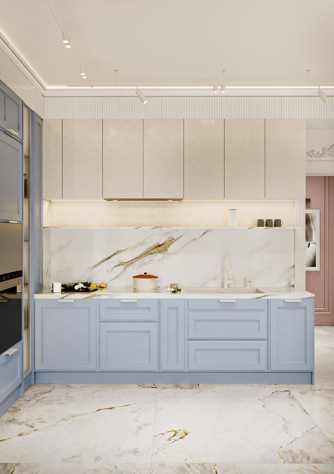 Жилой комплекс бизнес-класса "Морская набережная" 110 кв.м. Проект 2024г.