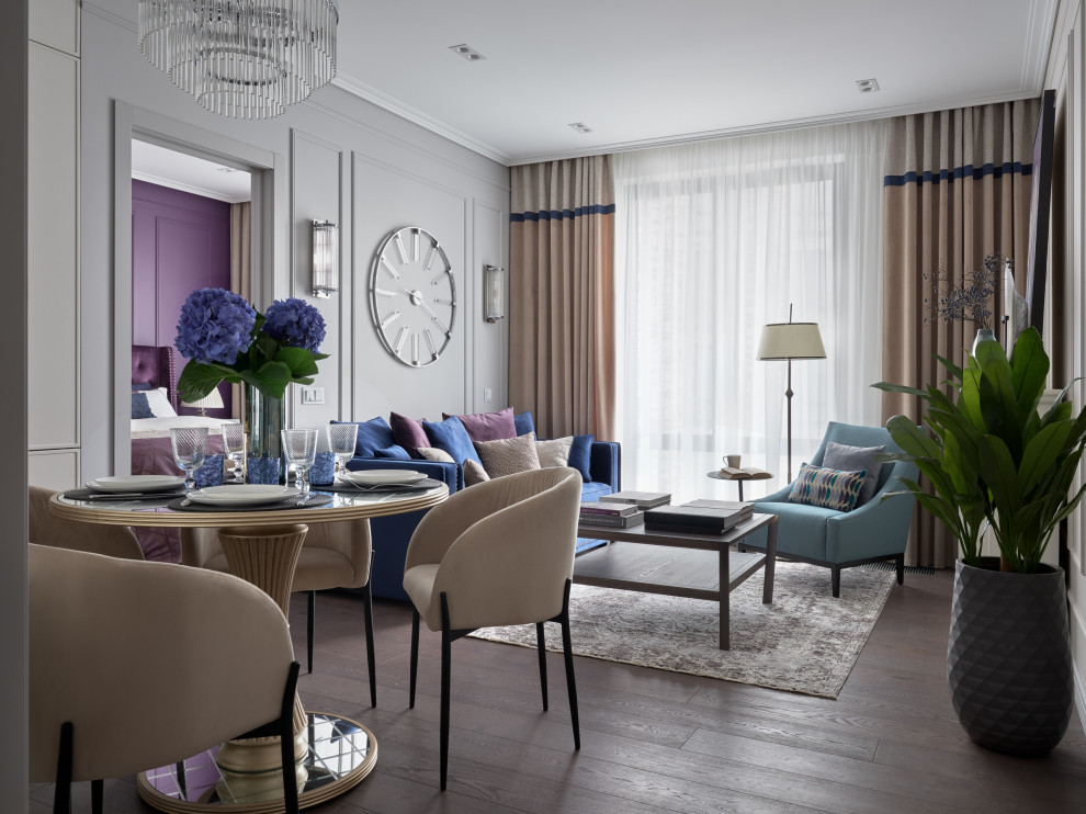 Евротрёшка в стиле неоклассика 77 м2