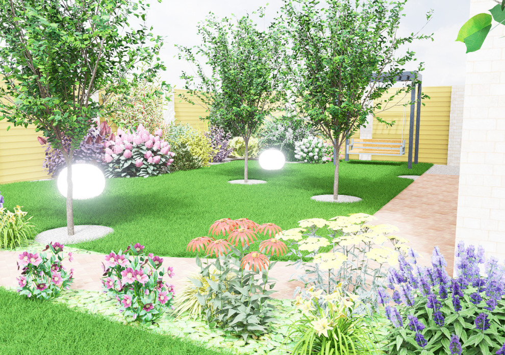 Дизайн участка в Лобне