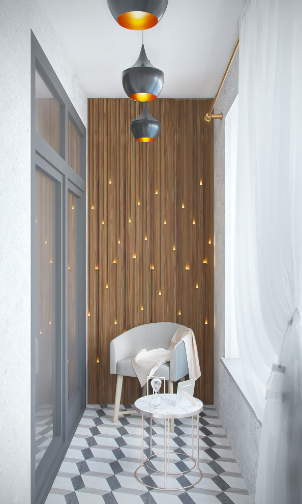 Обложка проекта: лоджия для отдыха