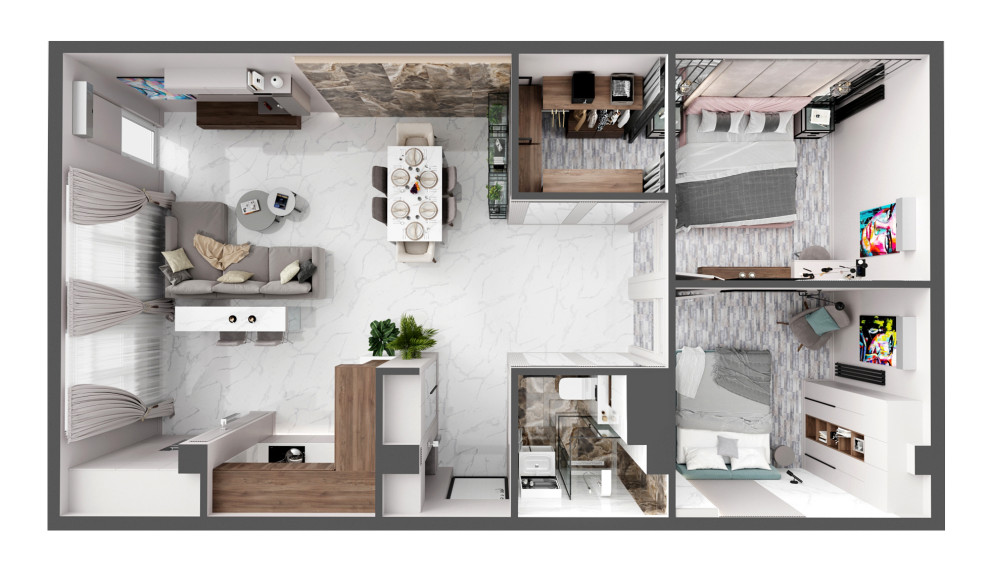 Обложка проекта: Квартира в Современном стиле