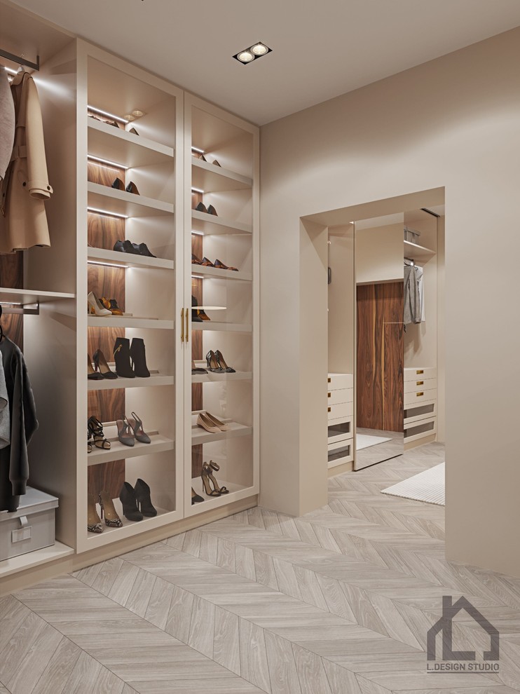 Гардеробная в современном стиле