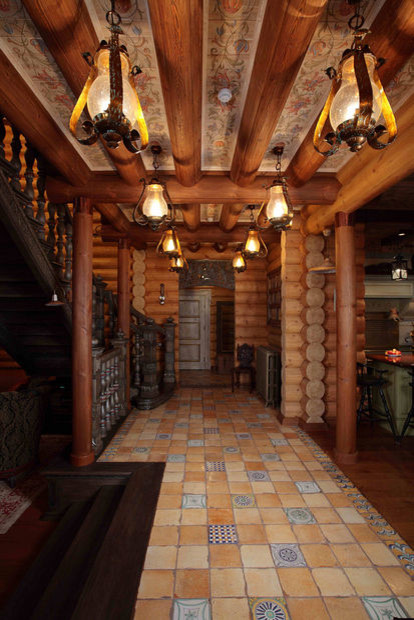 Деревянный дом 550 кв.м. в русском стиле