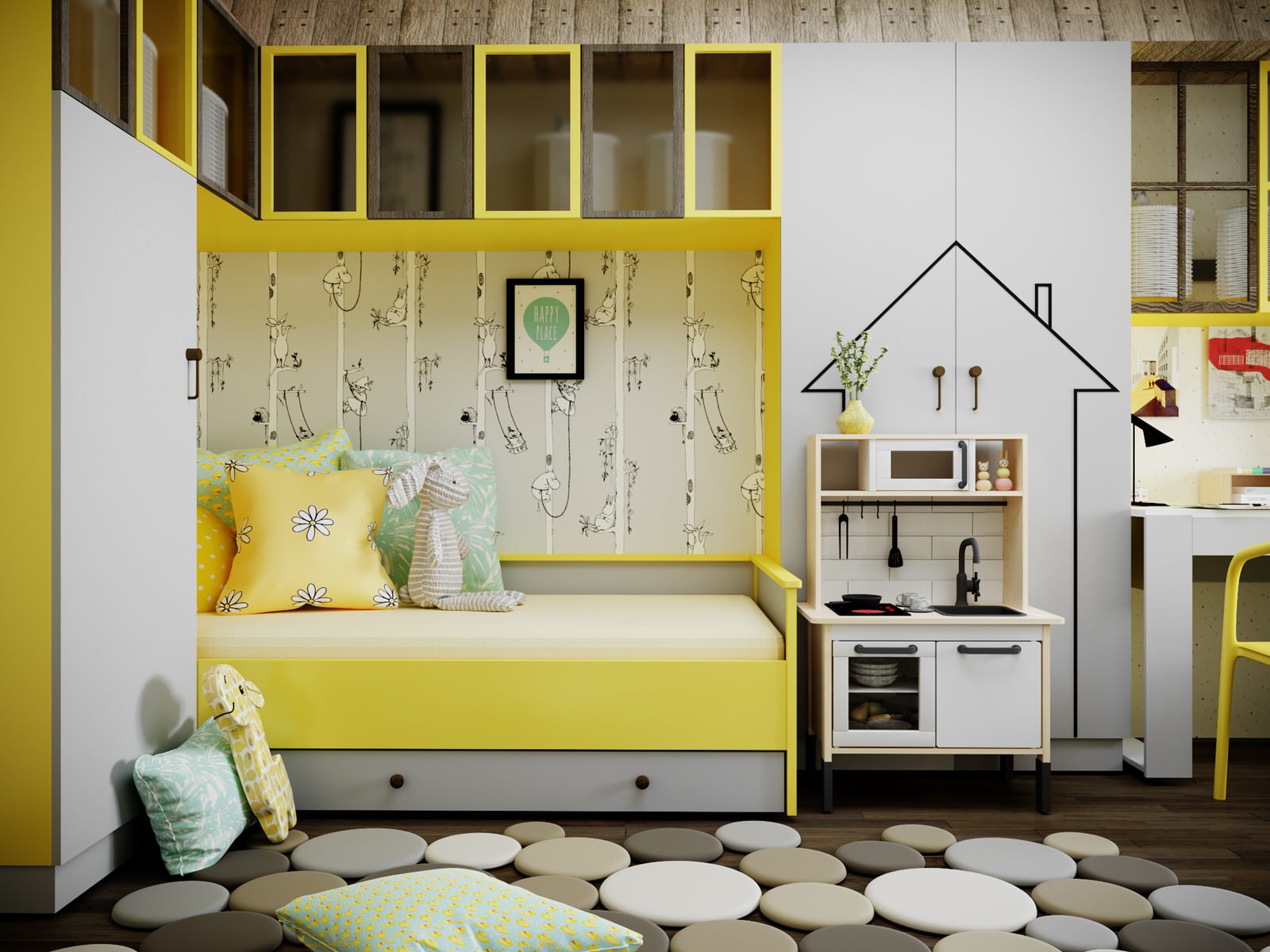 Солнечная комната для девочки