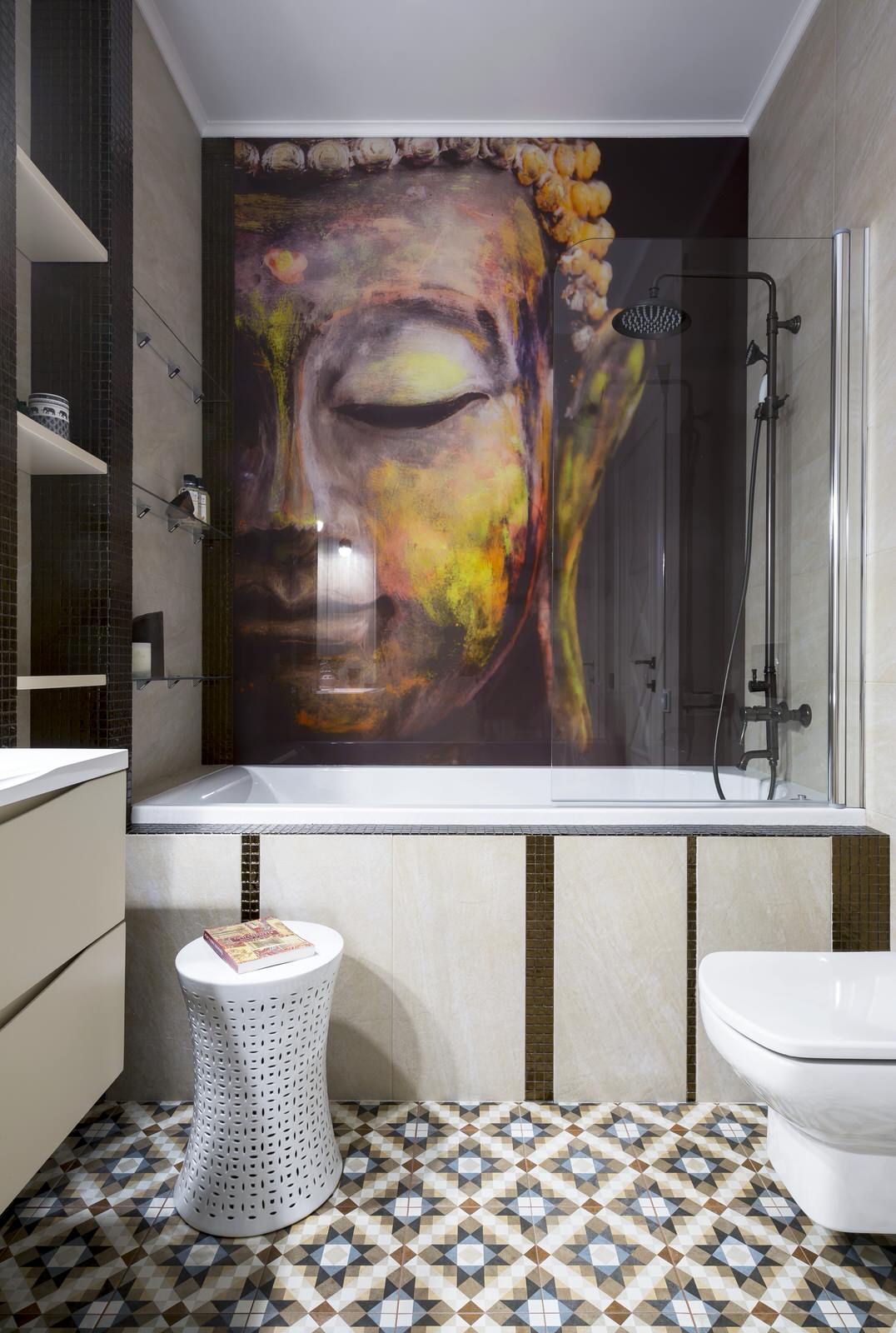 Квартира "Синий агат и яркая охра"