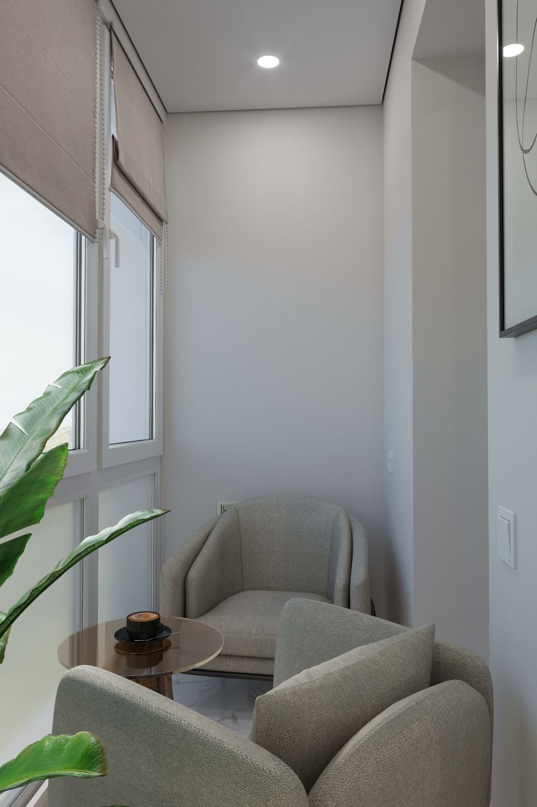 Визуализация дизайн-проекта 2-х комнатной квартиры