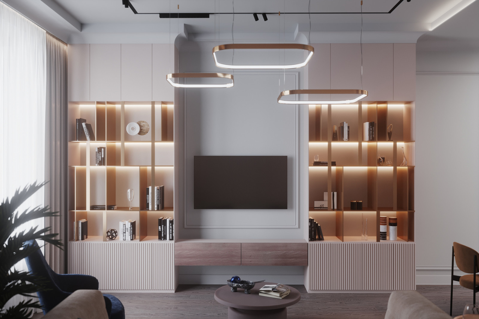 Современная классика в сиреневых тонах