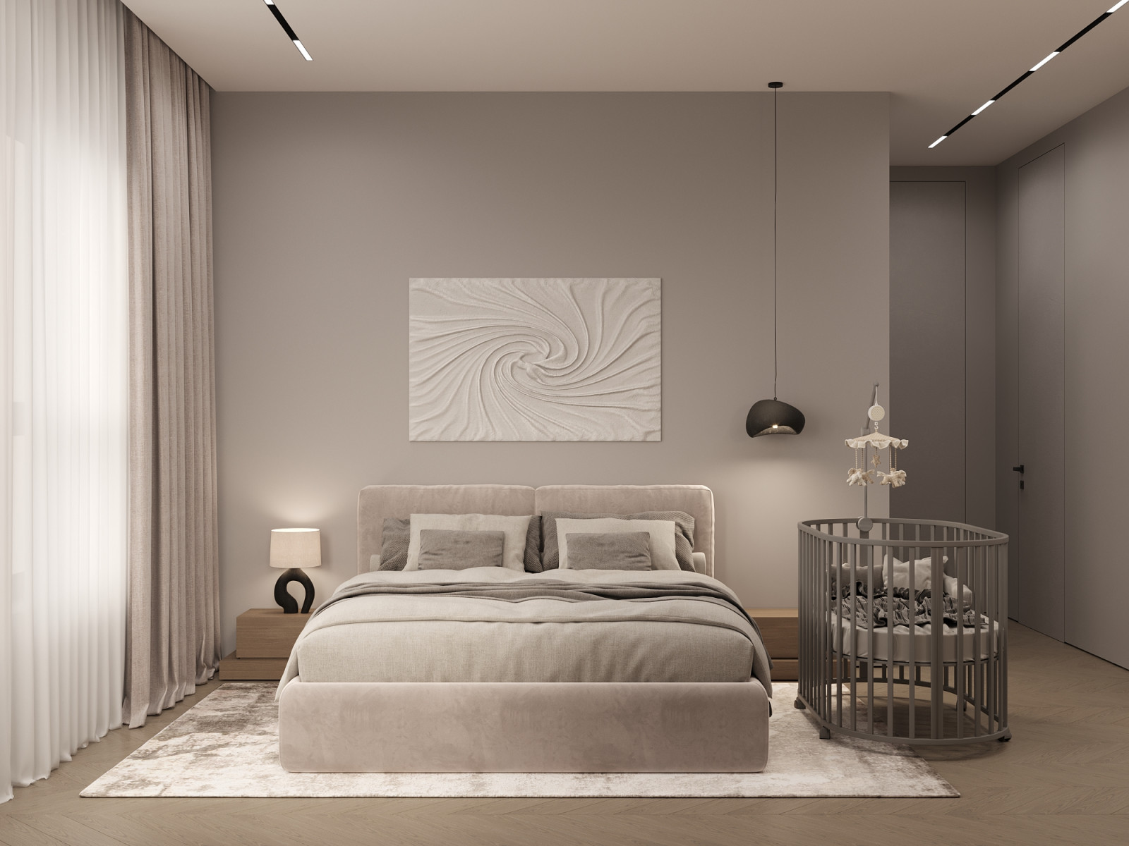 Обложка проекта: Трехкомнатная квартира ЖК "Резиденция Сколково"