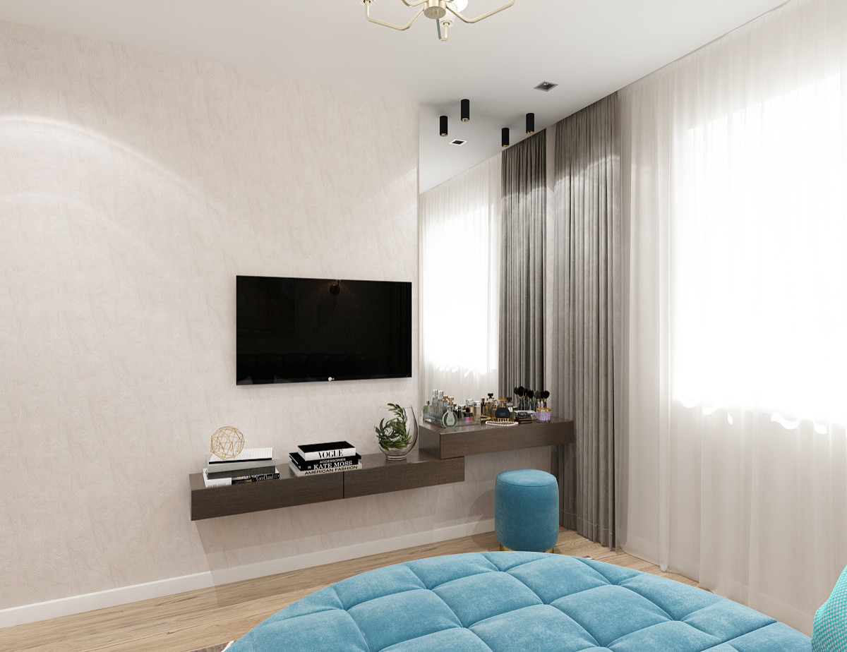 Дизайн-проект квартиры в районе Серебрянный берег г.Омск