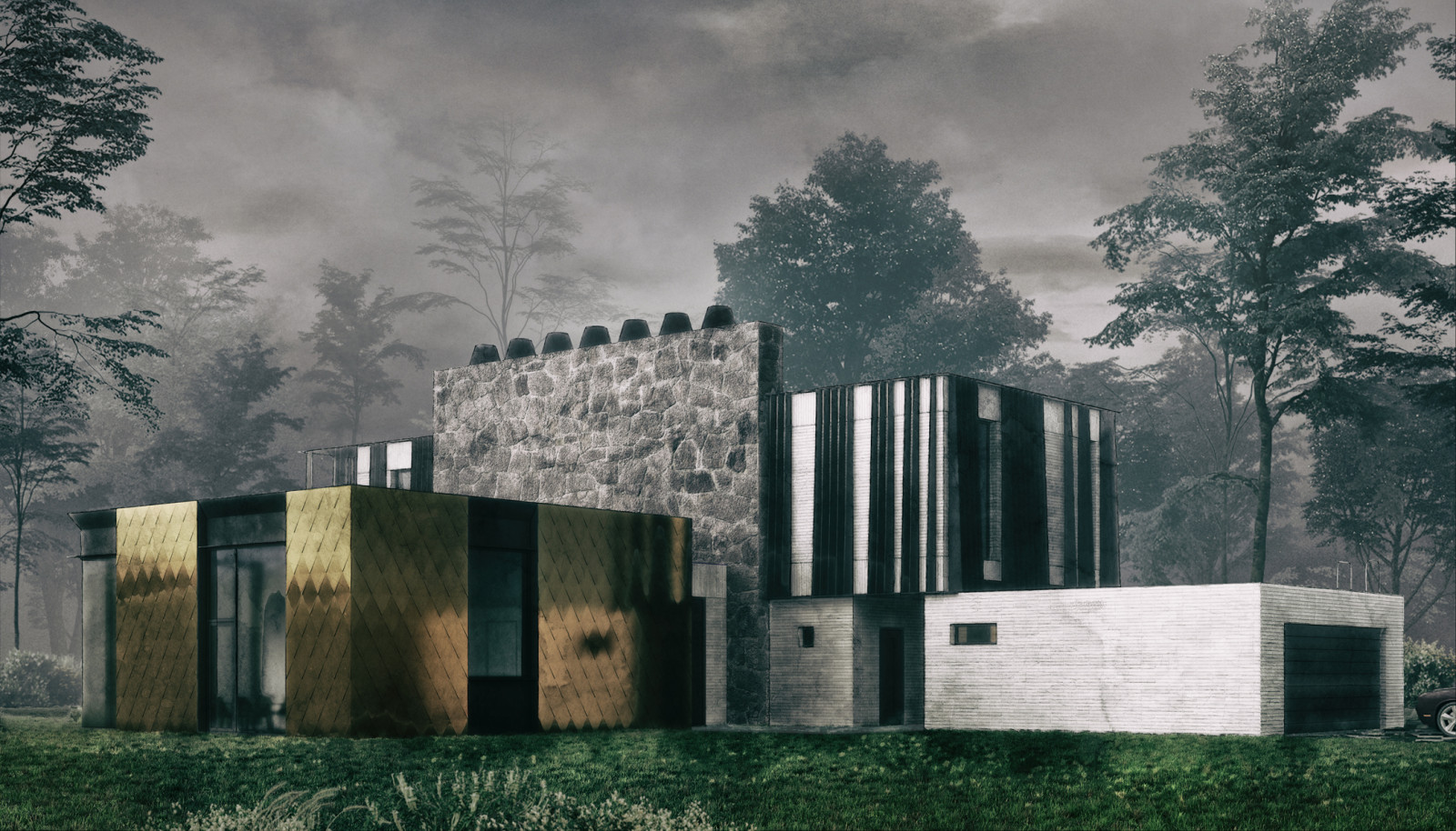 Обложка проекта: Вилла в Петергофе