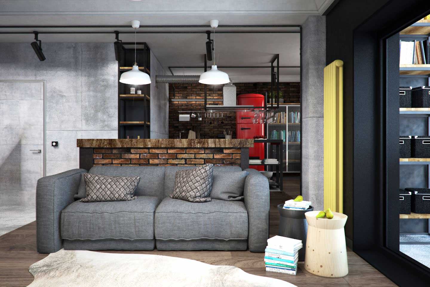 Интерьер квартиры в жилом комплексе «Александровский квартал»