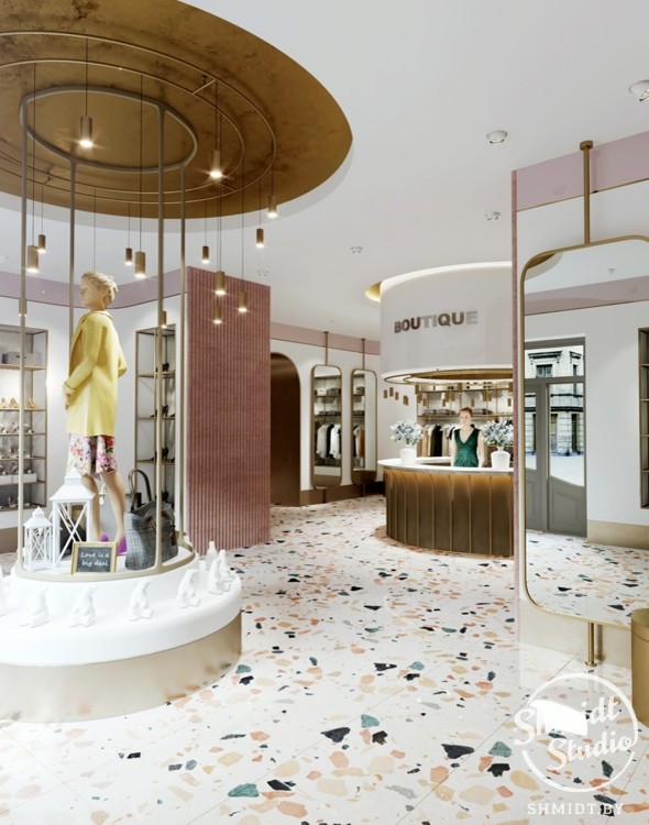 Проект интерьера Boutique