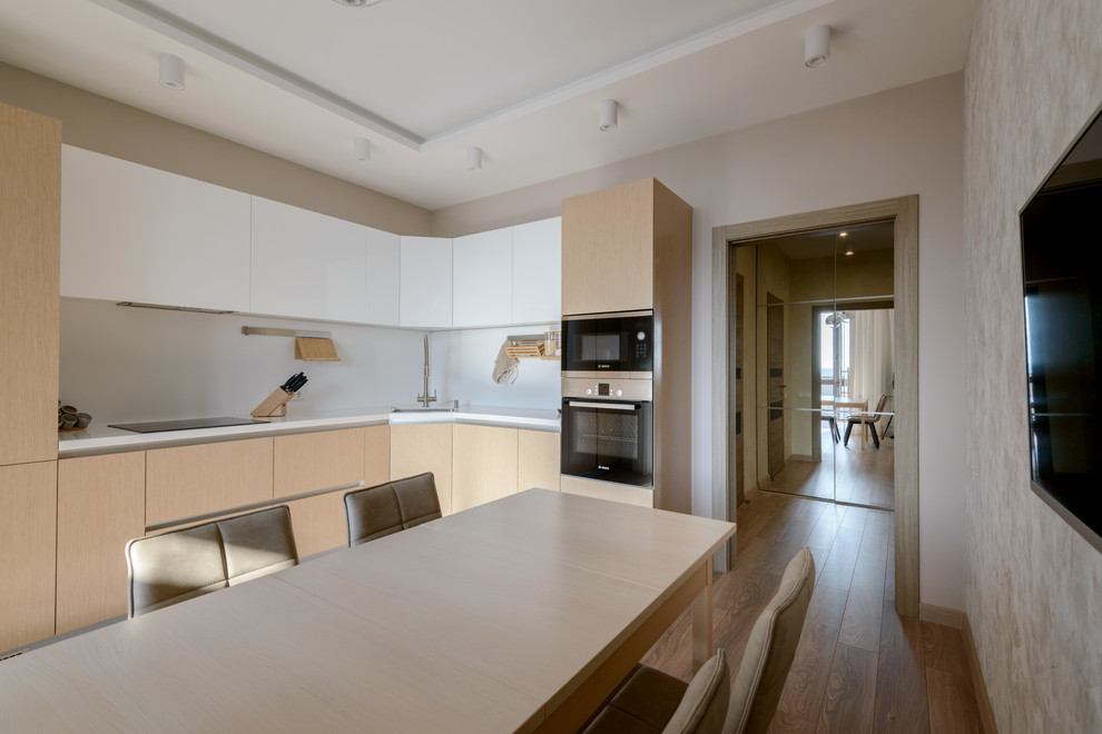 Двухъярусная квартира в стиле Экоминимализм