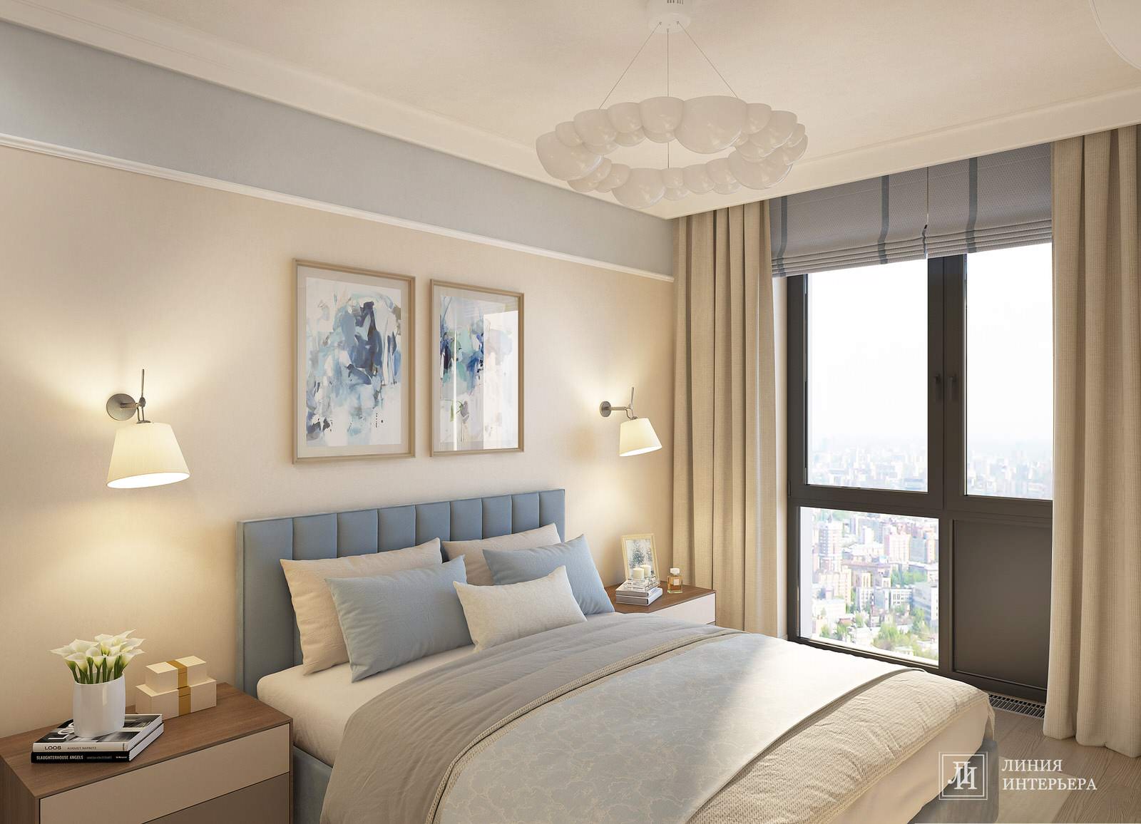 Современный интерьер однокомнатной квартиры