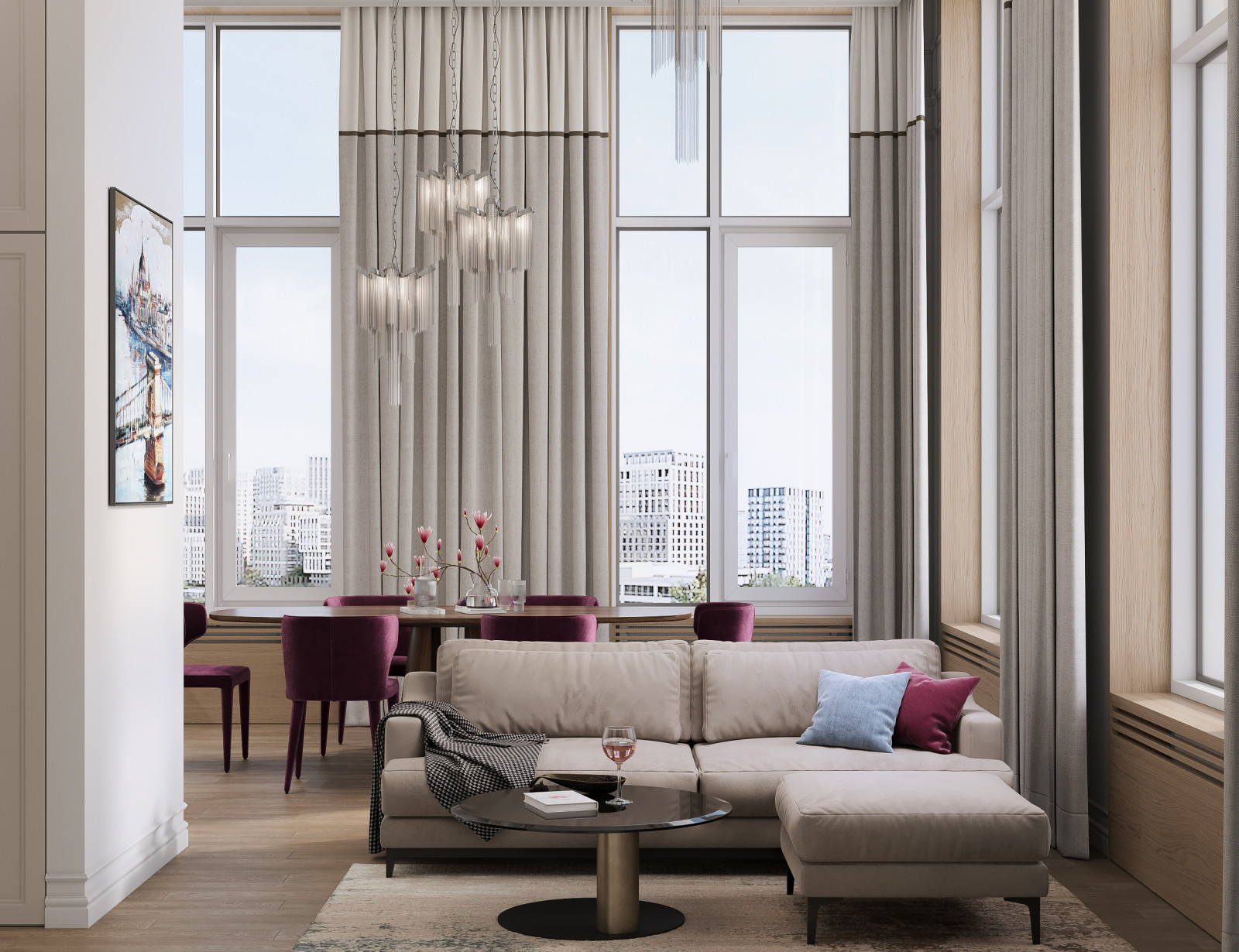 ДИЗАЙН ДВУХУРОВНЕВОГО ПЕНТХАУСА В ЖК "NOW"