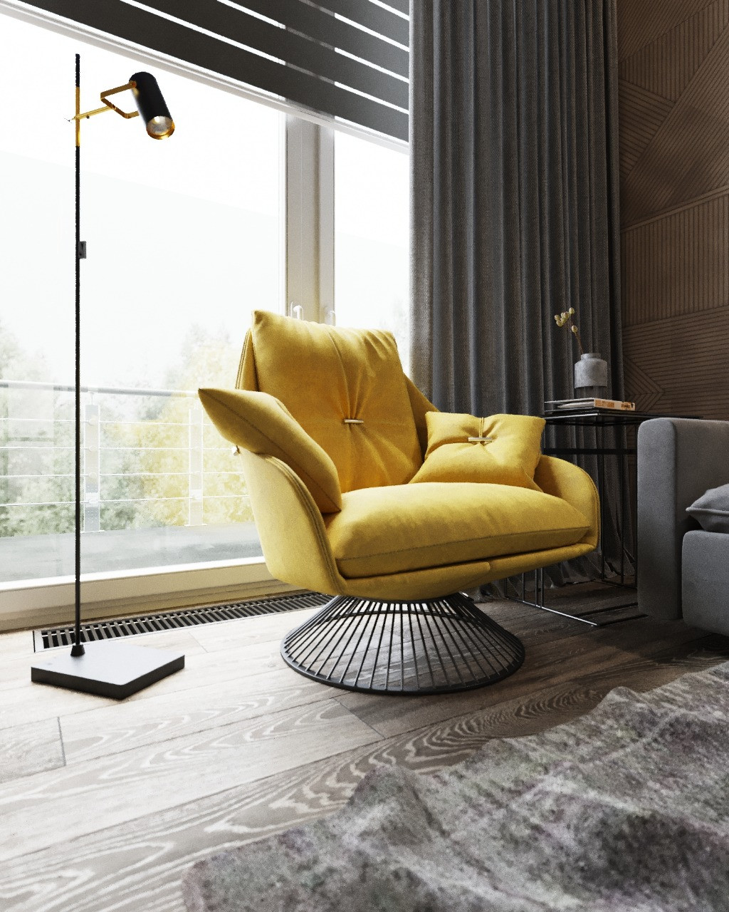 ЖК "Лахта парк" квартира в стиле LOFT 90 м2
