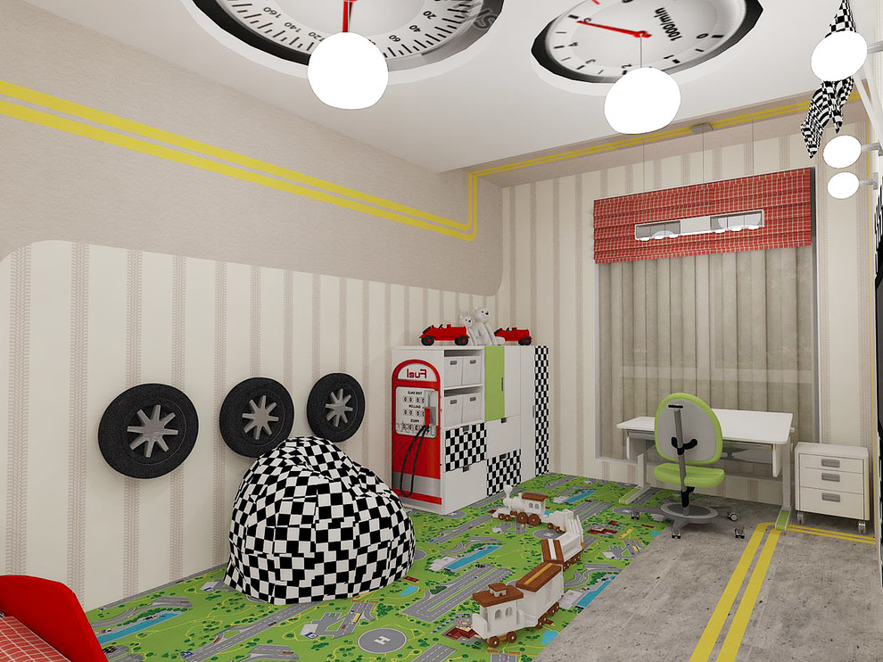 Детская комната для маленького гонщика