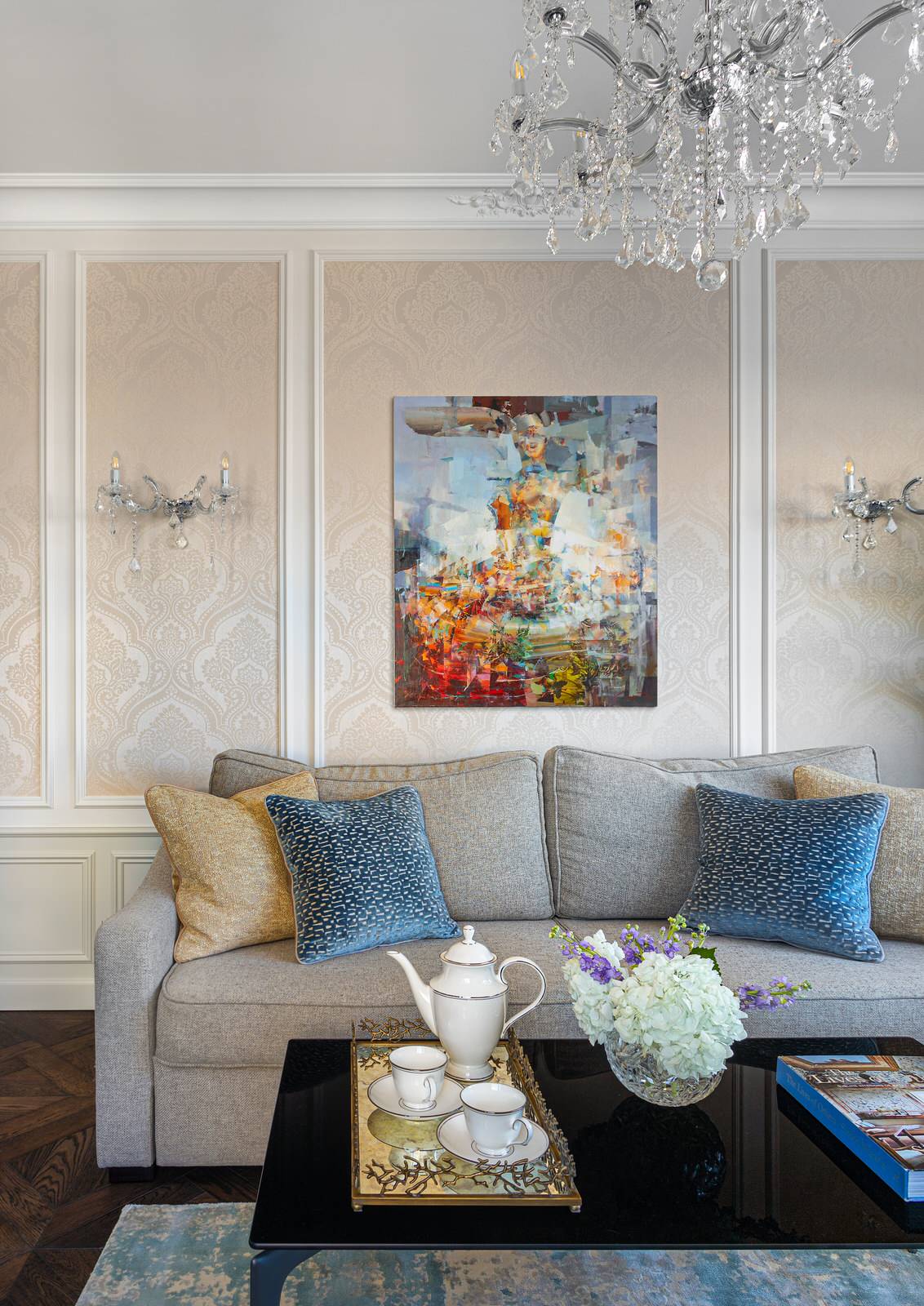 Трехкомнатная квартира с венгерским камином HQ Keramik