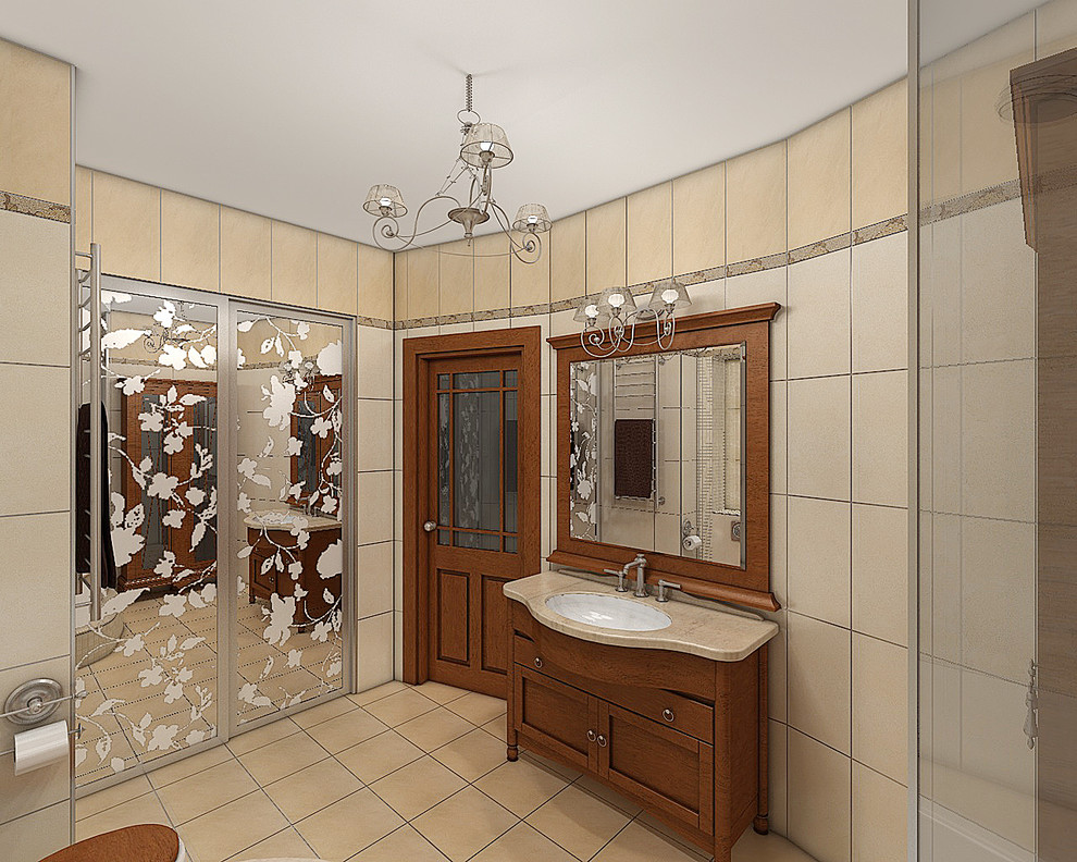 Квартира с витражными оканми