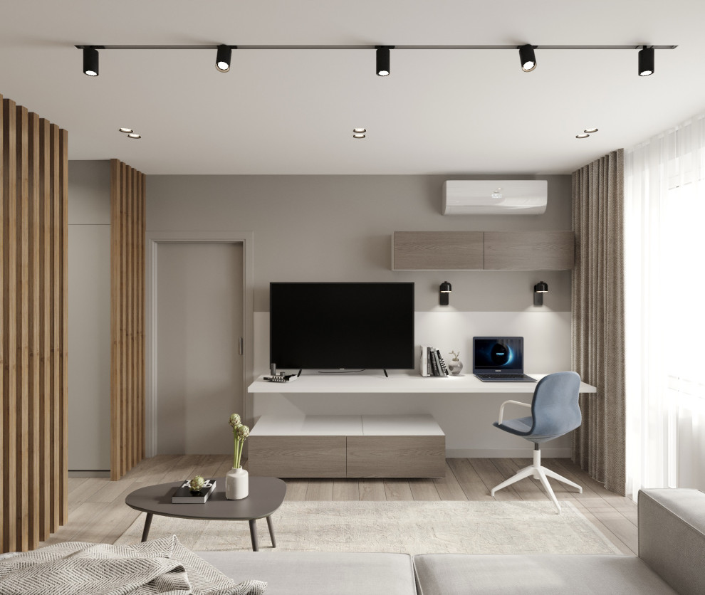 Дизайн проект однокомнатной квартиры в Долгопрудном