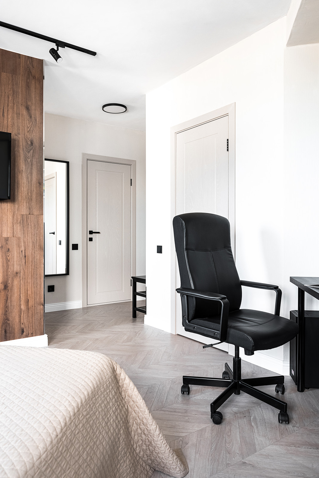 До и после: 35 кв.м. — пятиугольная квартира