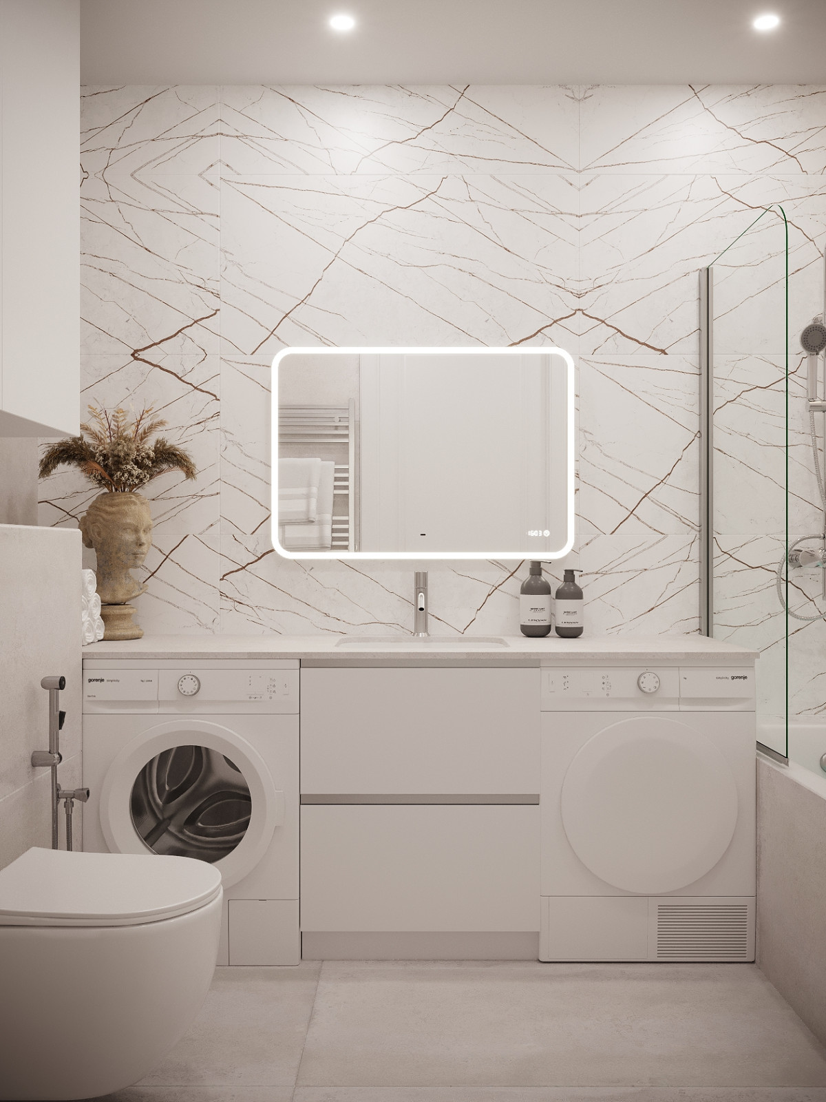 Интерьер трехкомнатной квартиры в стиле Неоклассика