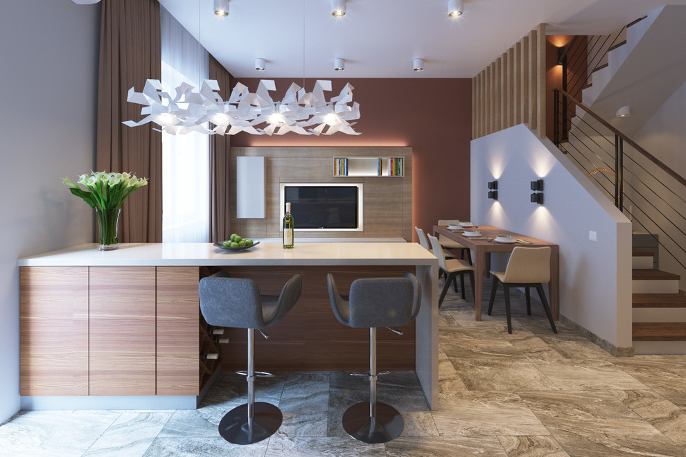 Интерьер таунхауса в посёлке Фестиваль