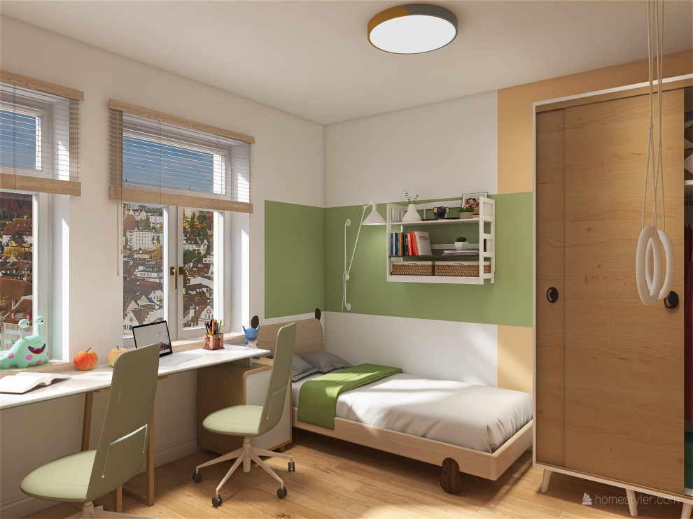 Квартира для большой семьи в скандинавском стиле