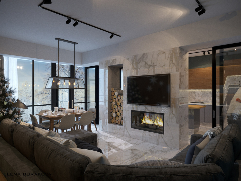 Гостиная. Дом в мкр. Удачный