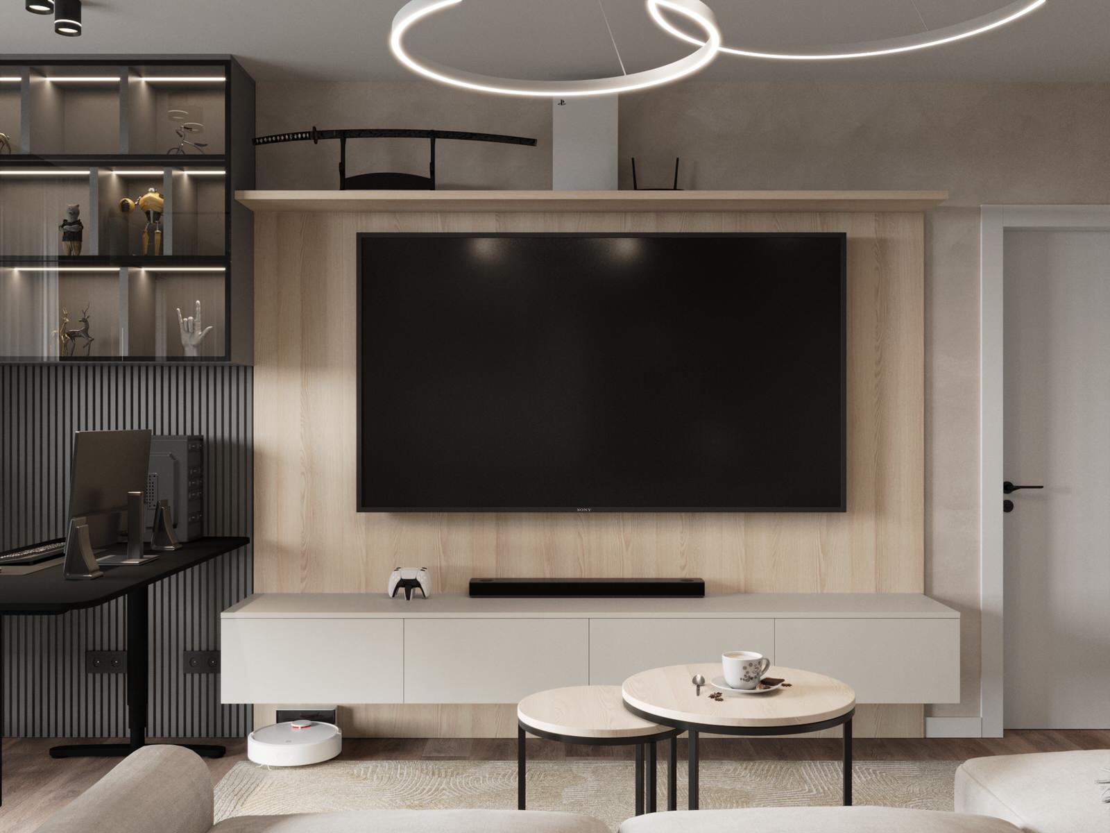 Дизайн квартиры в ЖК «Солярис» с большой лоджией