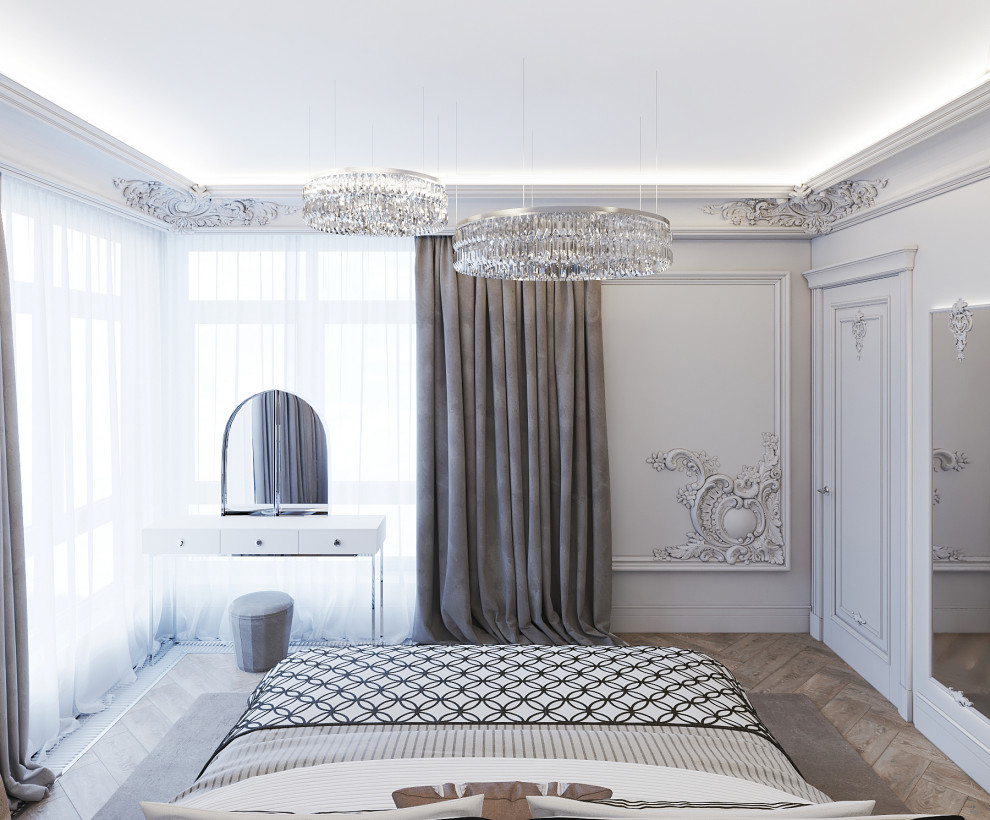 Дизайн интерьера "Спальня в ЖК "Алые паруса"