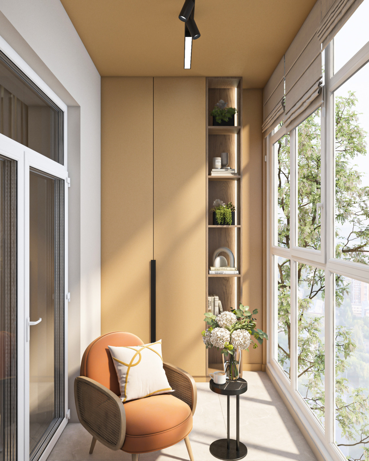 Дизайн двухкомнатной квартиры 65кв.м в центе города для молодой девушки.