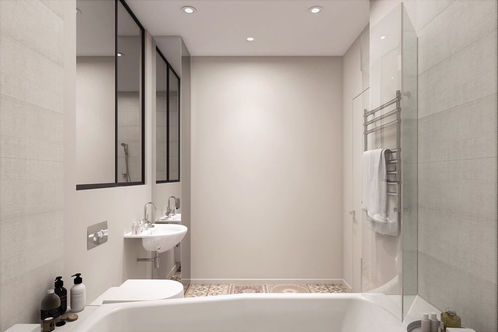 Дизайн-проект однокомнатной квартиры студии, площадью 40,4м.кв., в ЖК «Эталон» д