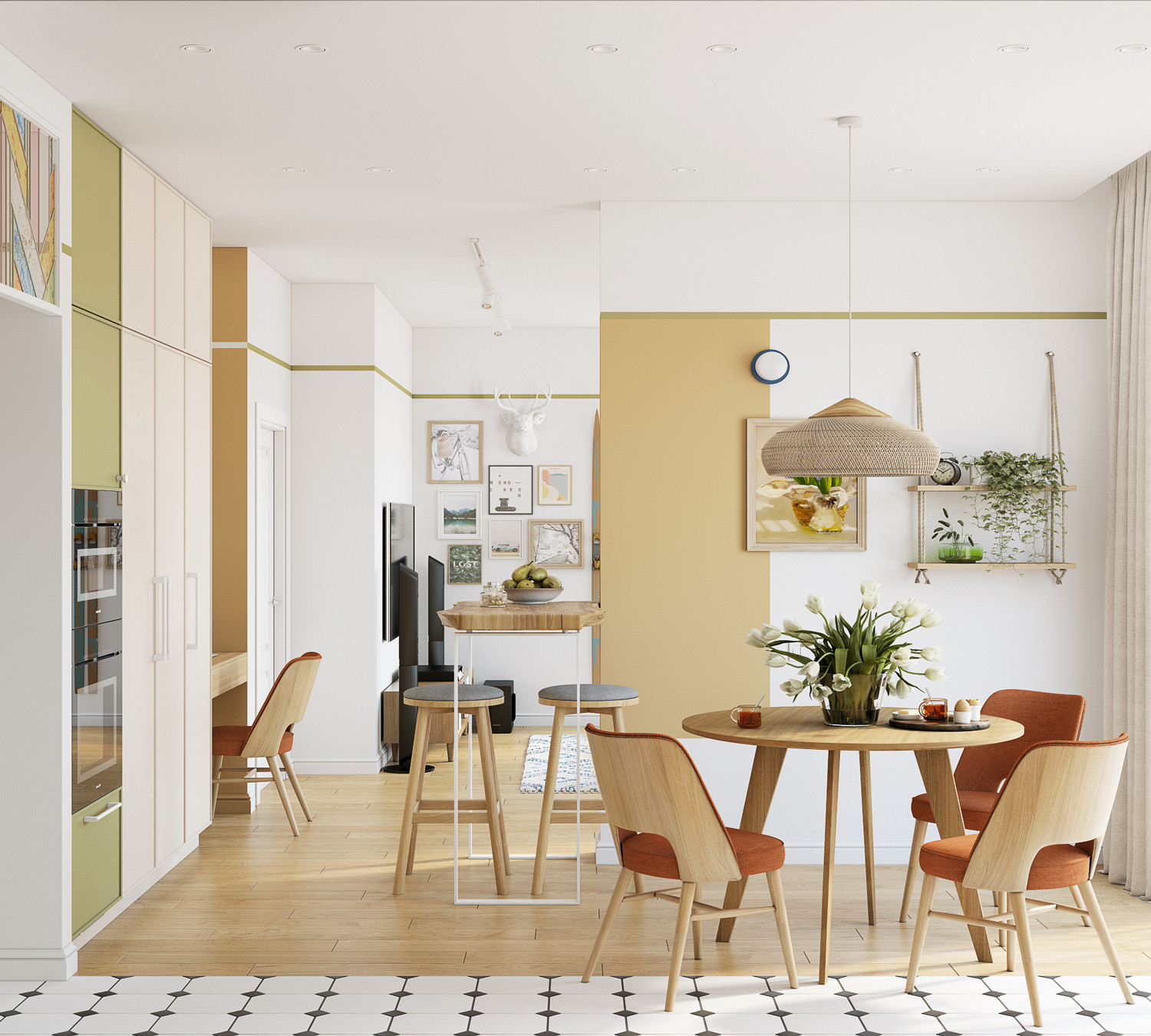 Уютная кухня