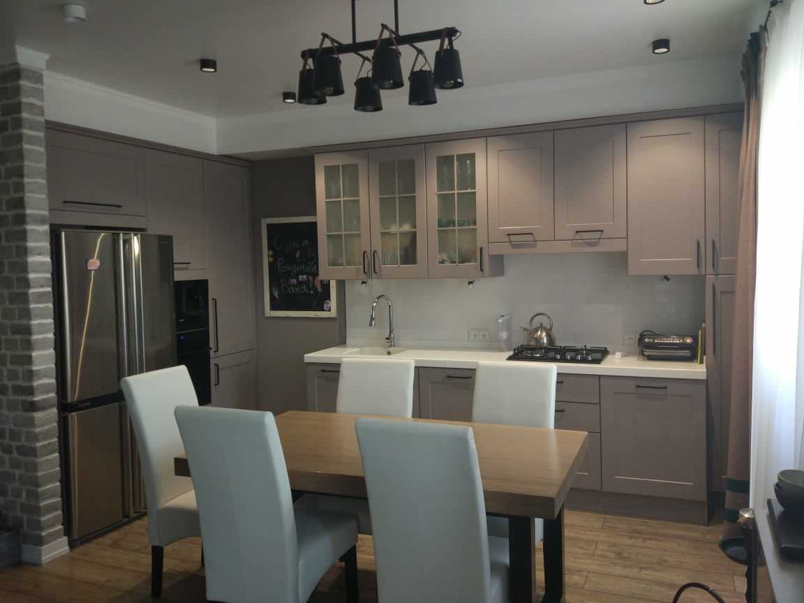 реализация кухни-гостиной