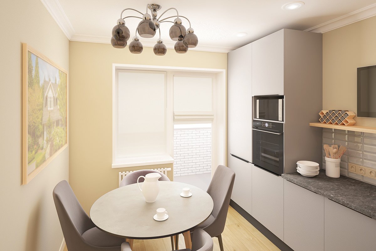 Однокомнатная квартира для пары "37 счастливых метров"