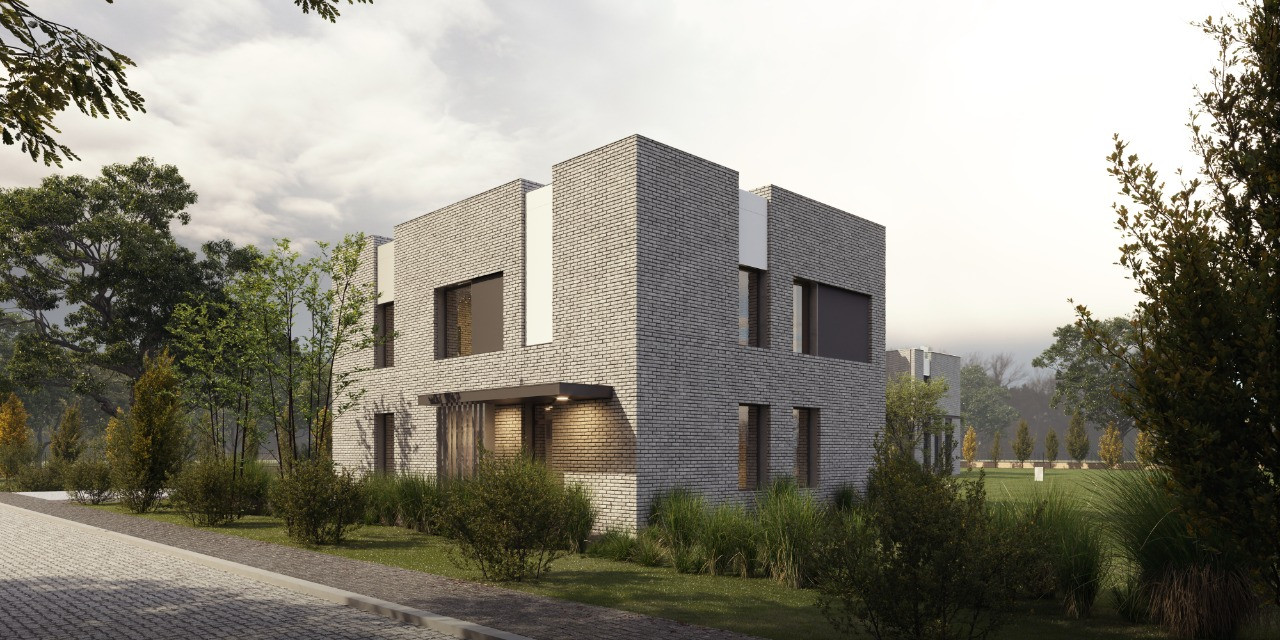 Фасад дома в КП Park Ville