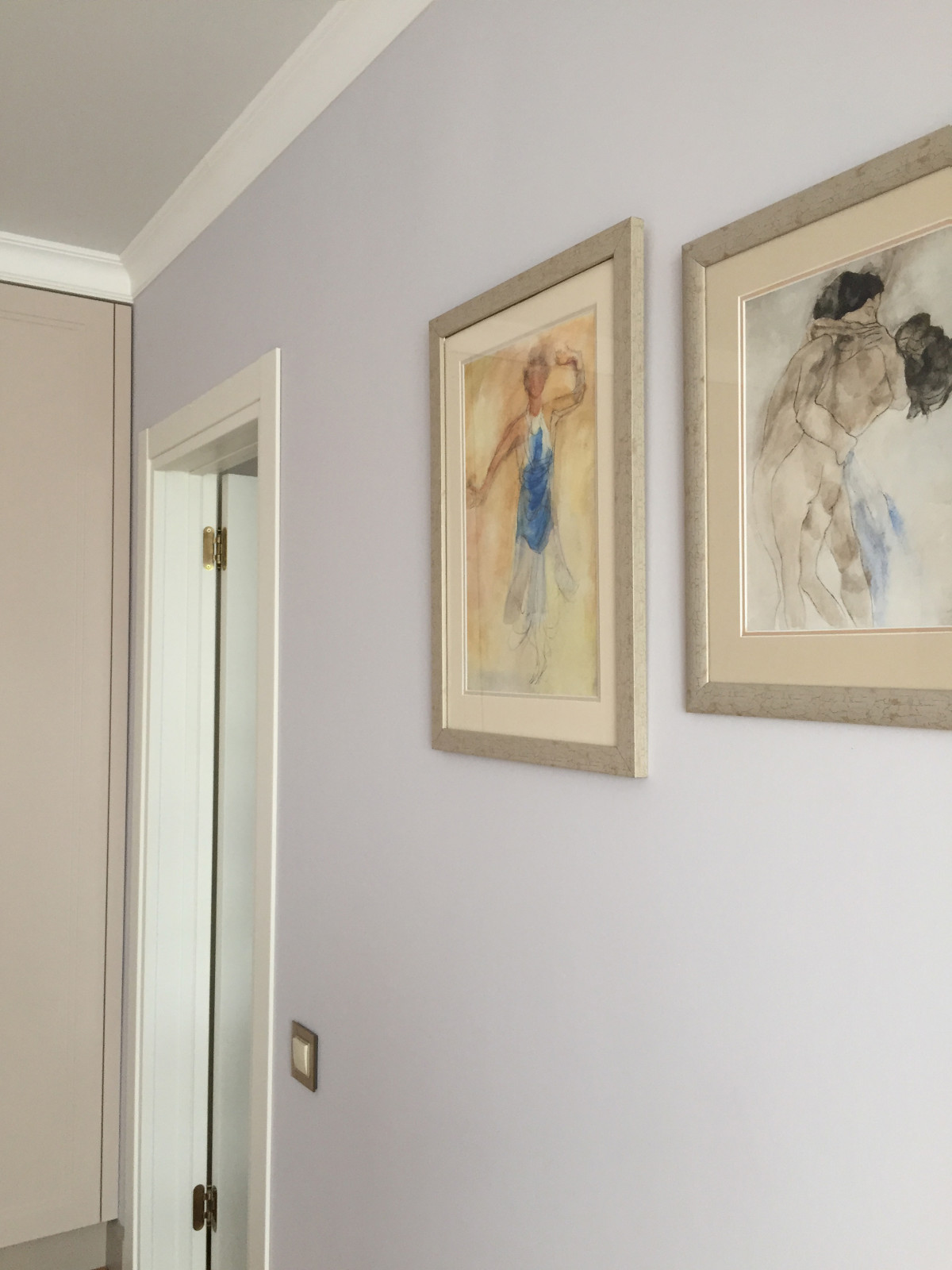 Интерьер в пудровых тонах