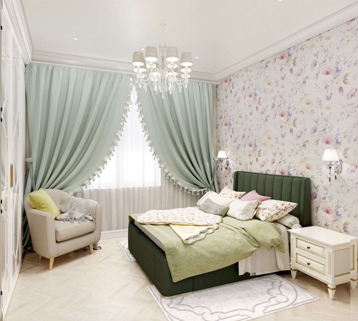 Interior Design in provice style