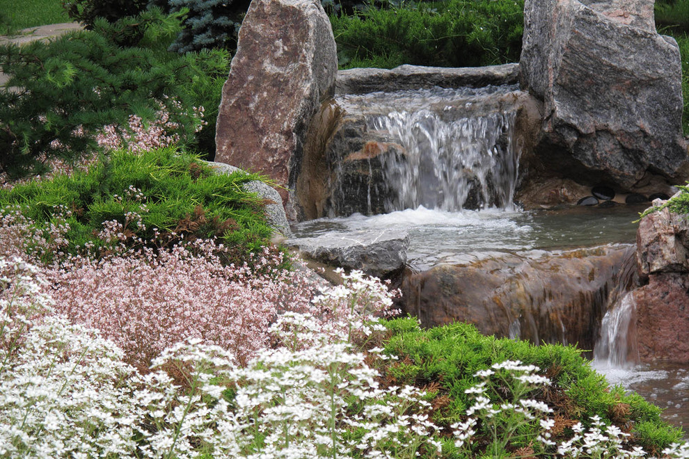 Сад с ручьем В Новогорске 2009 г