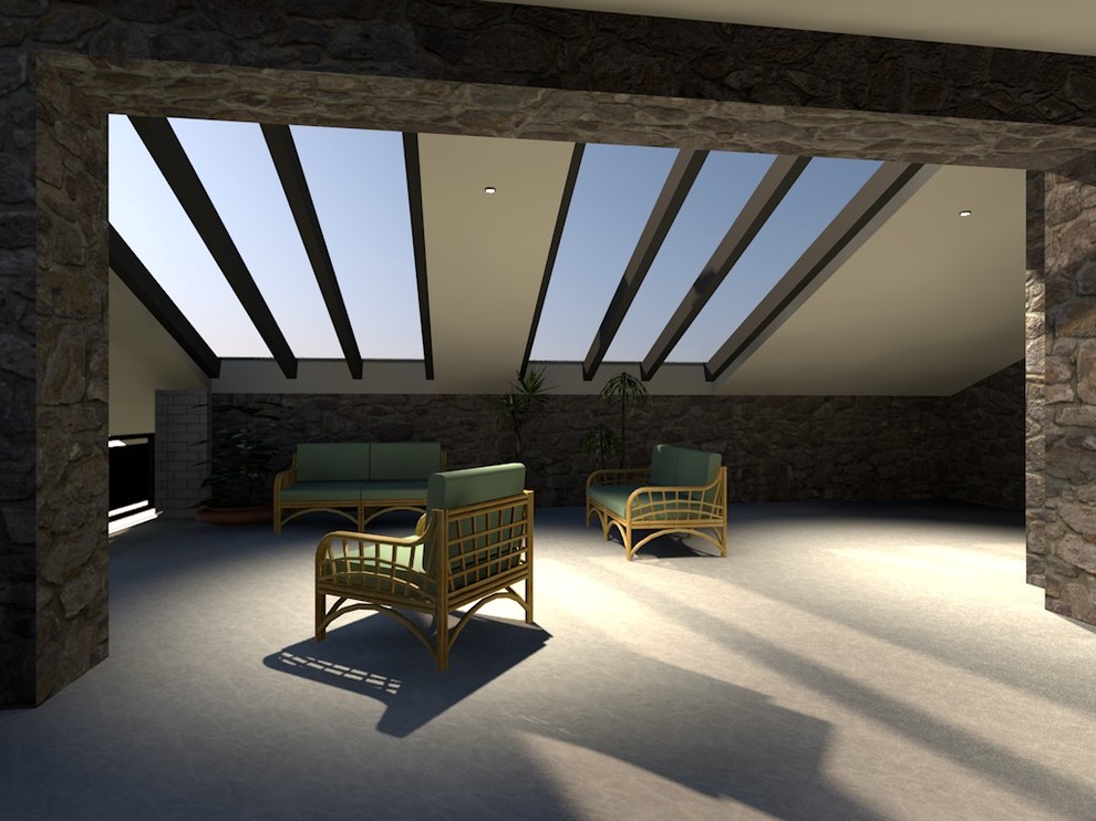 18-080 Трехэтажный жилой дом с башней и террасой под крышей