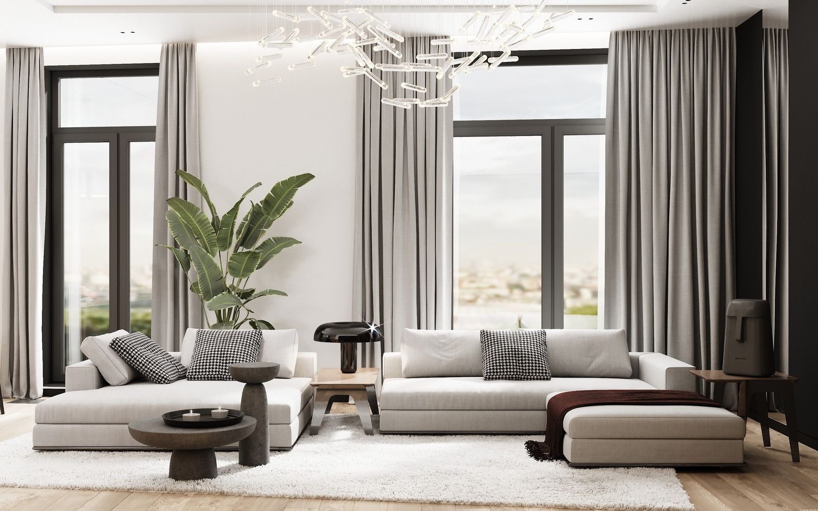 Обложка проекта: Дизайн-проект в ЖК Balchug Residence