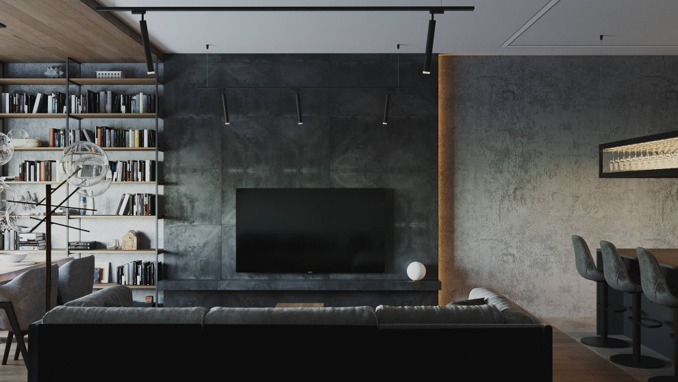 Современный лофт для молодой семьи