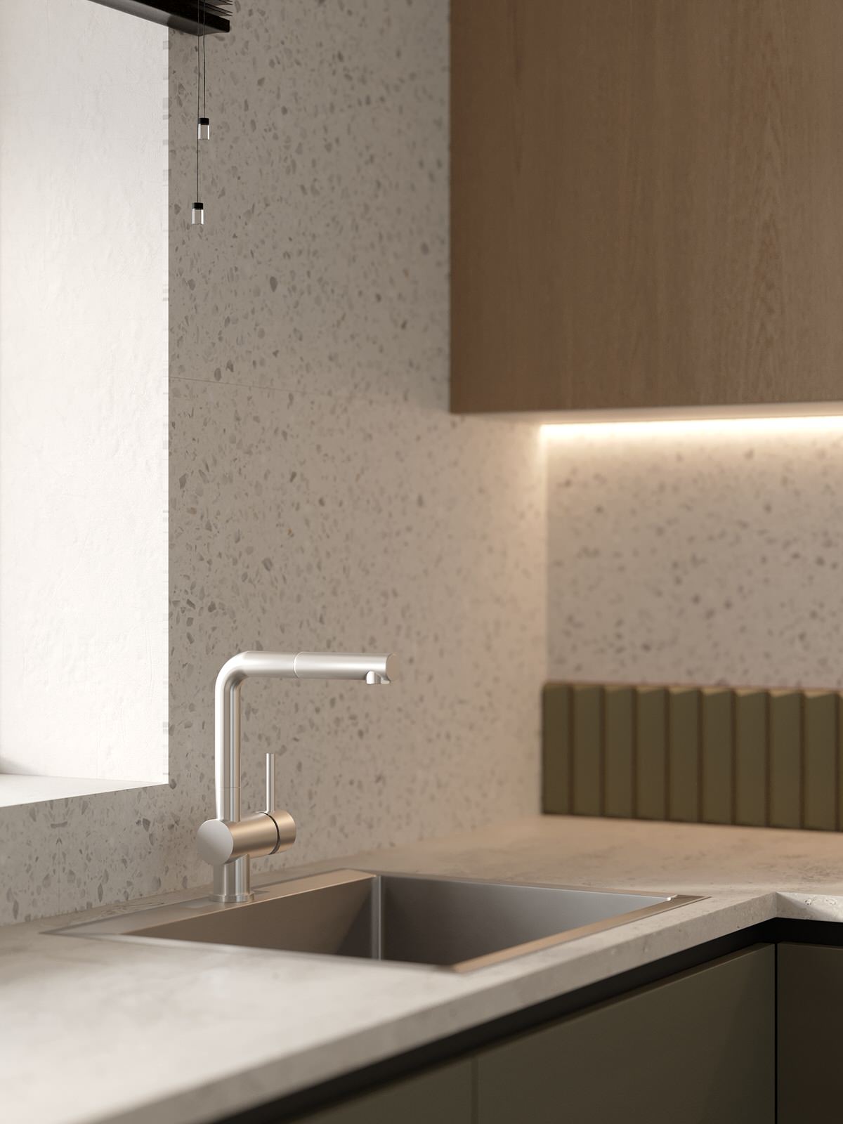 Проект 2-х уровневой квартире в эко-стиле.