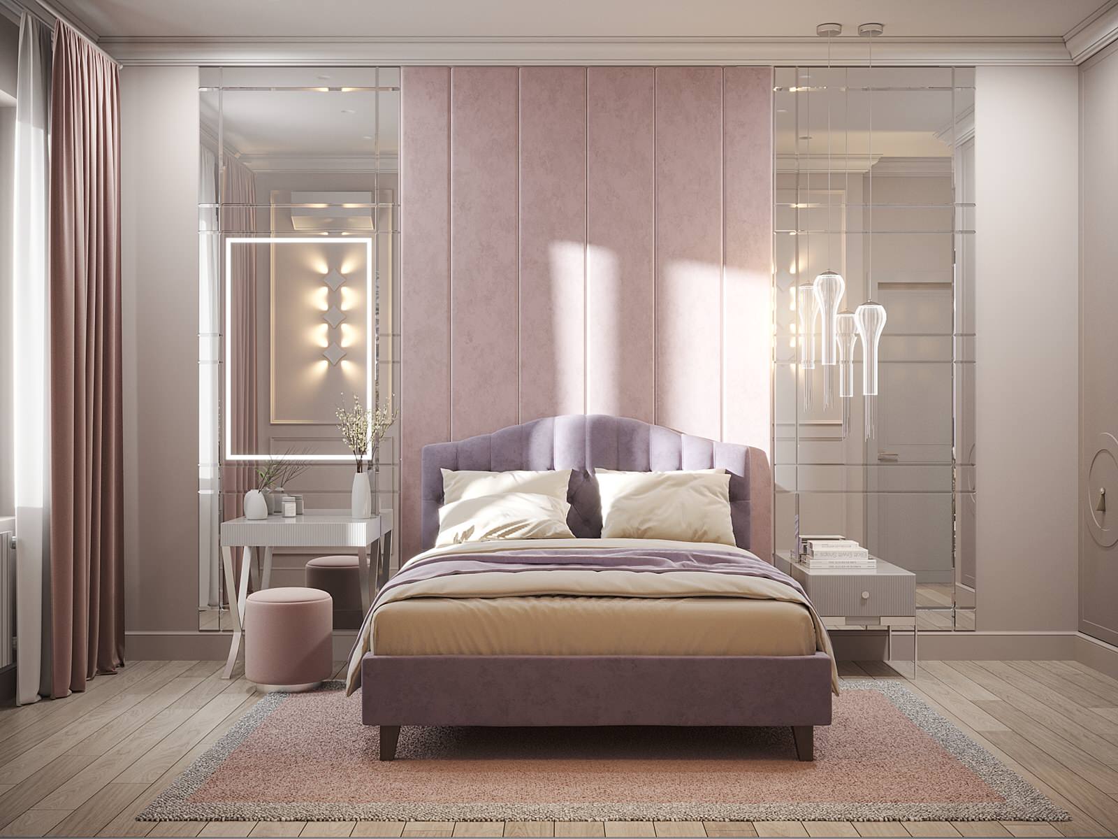 Розовый фламинго