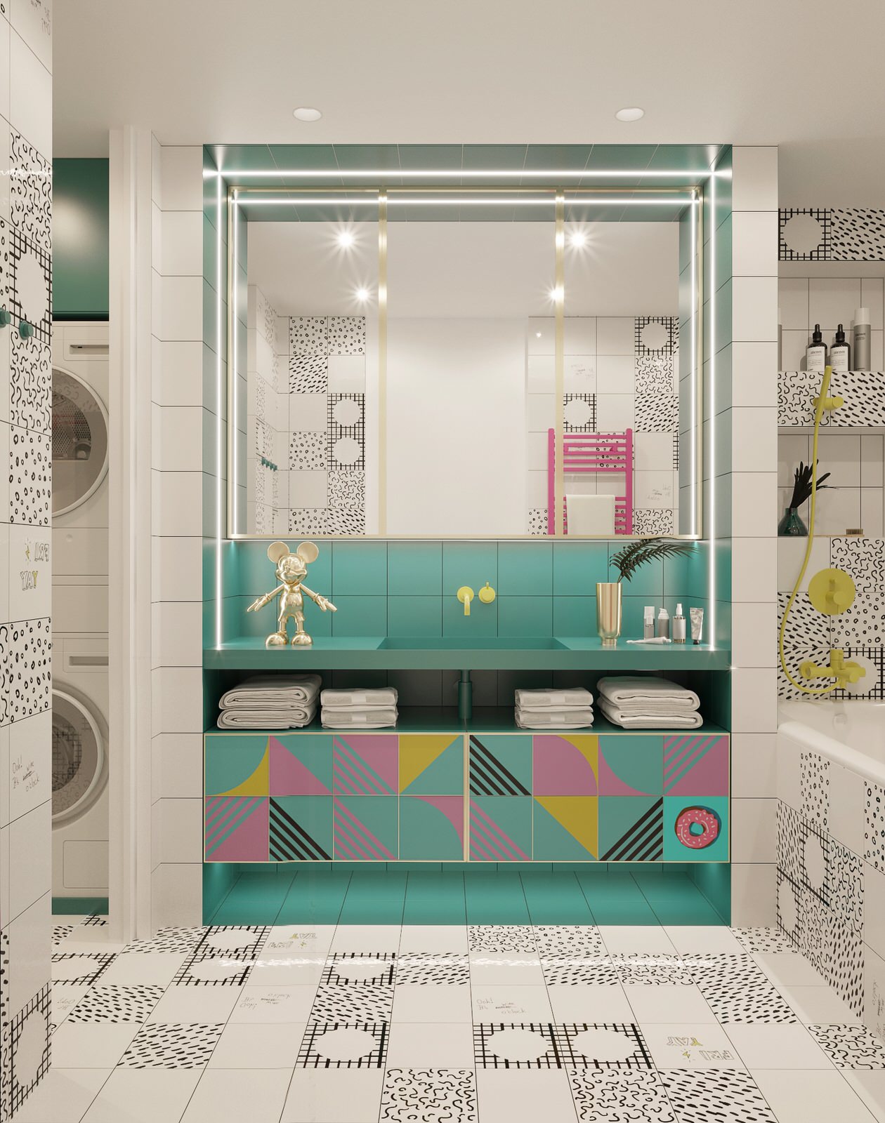 Ванная. Квартира в ЖК "МИД"