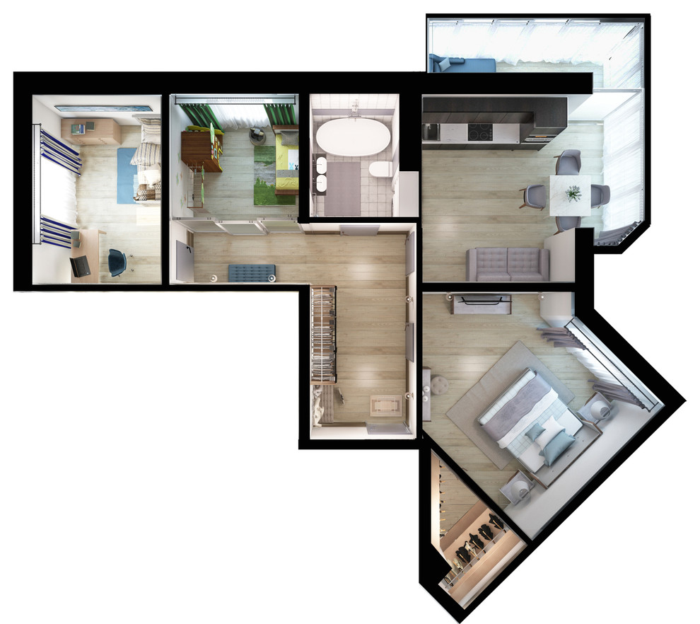 3d планировки квартир