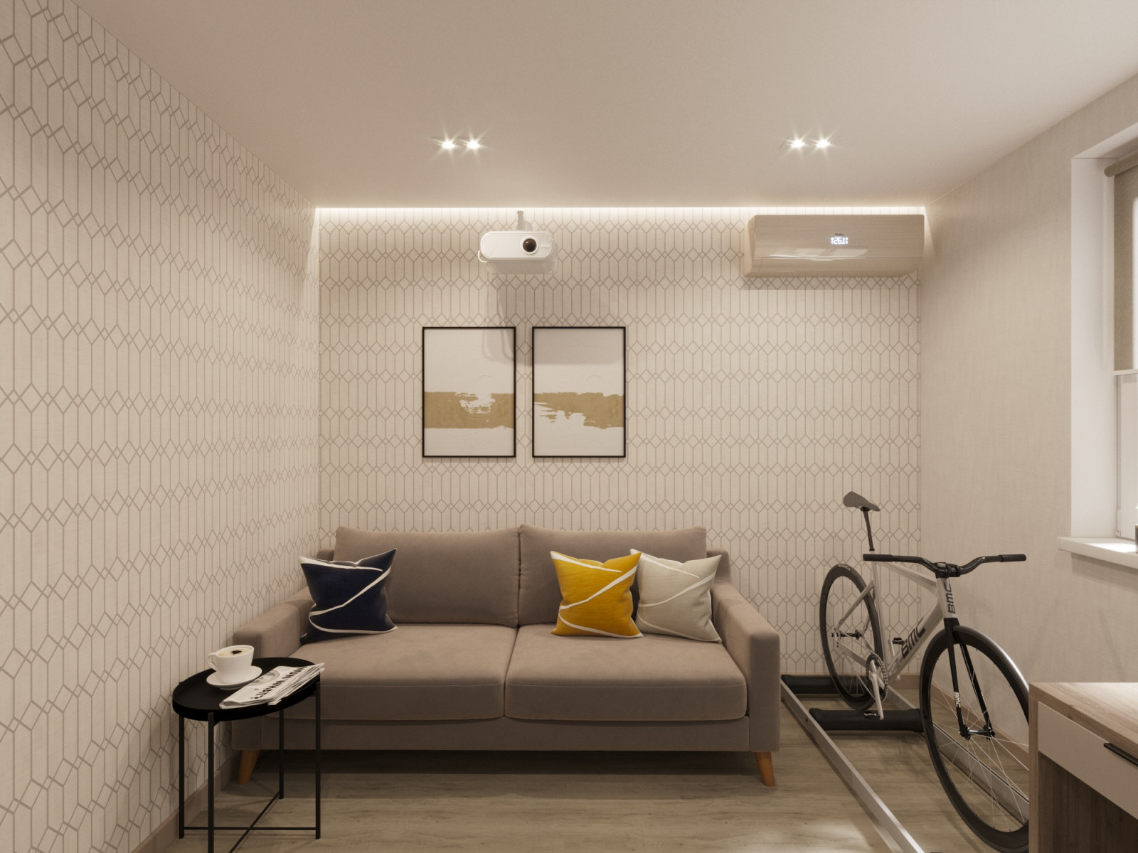 Дизайн проект трёхкомнатной квартиры