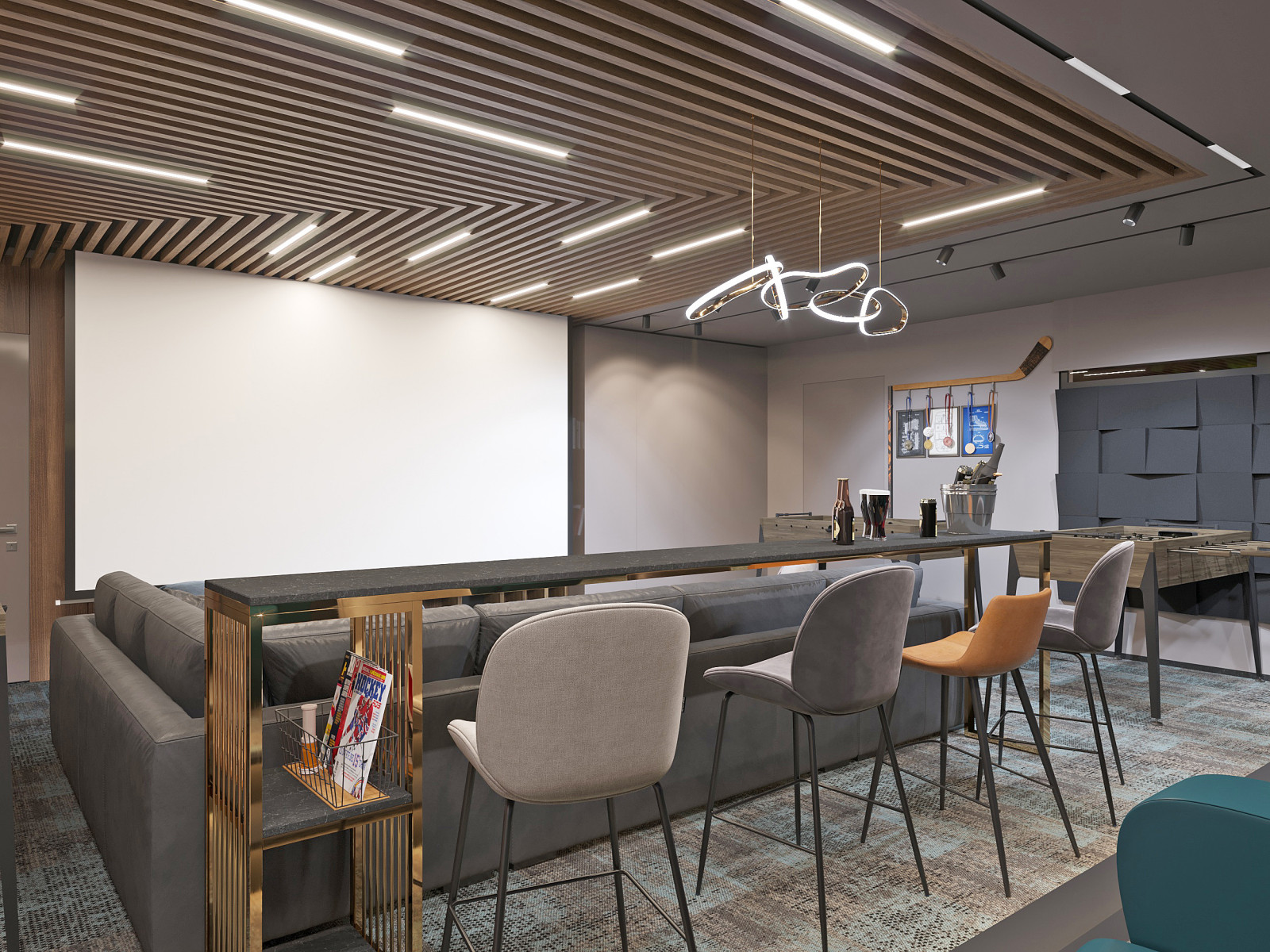 Домашний кинотеатр с функцией спортбара